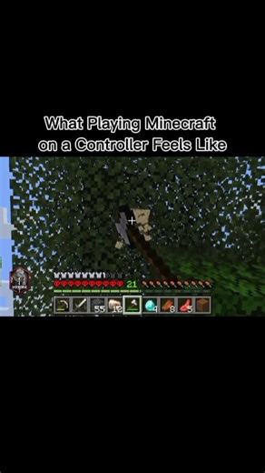How It Feels Playing Minecraft on a Controller 🎮💀