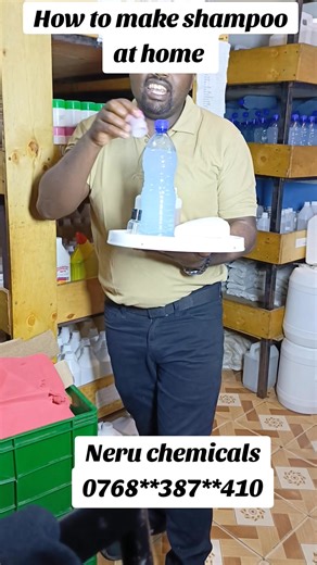 36 reactions | How to make sampoo at home using this chemicals coursty of neru chemicals limited 0768387410 | Moses Gathitu | Facebook