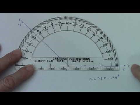 How to use a protractor