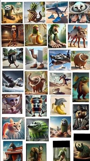 "Crazy Sticker Design Ideas with AI | Funny Animal Mashup Stickers"