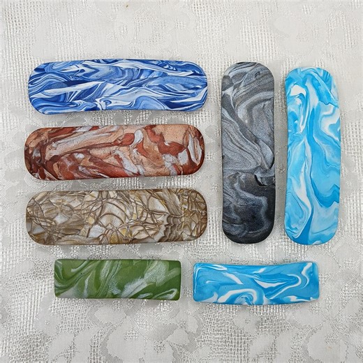 French Style Barrette, 3 1/2 and 2 1/2 Inches, Hair Jewelry - Etsy