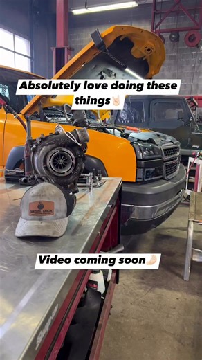 Yet another Duramax getting a turbo upgrade.👍🤘🏻 #turbo #editing #boosted #diesel #duramaxdiesel #edits #GrindMode #mondaymotivation | Tristen Davis