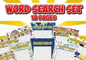 Word Search Game for Kids & Adults | Classroom and Party Activity | Instant Download - Etsy UK