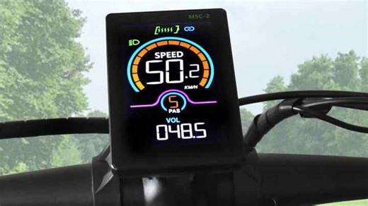 Smart Electric Bicycle Computer with LCD Display Wired Speedometer Odometer Digital Features  Ebike Control  Ebike Accessories