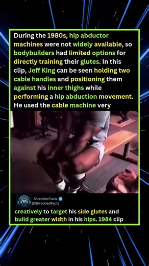 1984 Hip abductor machine Jeff King #shorts #viral #mrolympia