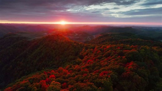 ドローンで巡る秋の絶景