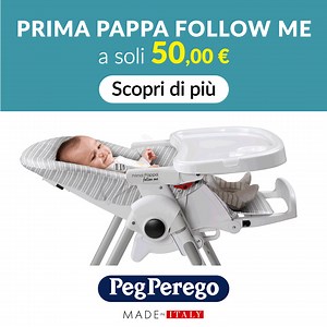 拾 Seggiolone - sdraietta Prima Pappa follow me di Peg Perego a SOLI 50 euro! Scopri la fantastica promozione Book Peg Perego  https://bit.ly/45CsXYH Offerta valida fino al 30/06/2023 fino ad esaurimento scorte. #PegPerego #BookPegPerego #PrimaPappaFollowMe #MadeInItaly | Beberoyal Consorzio | Facebook
