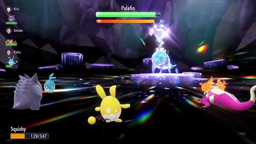 Pokemon Scarlet Violet Shiny Azumarill Battle