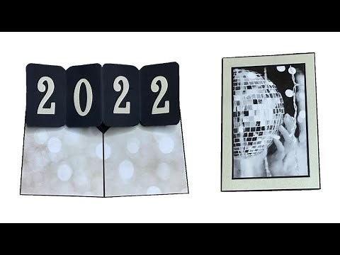 Happy New Year Pop-Up Card | How to make New Year Greeting Card