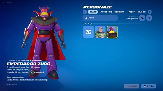 Vistazo a las skins de Toy Story y el alien como mascota! #Fortnite#FortniteLeaks#FortniteCh7S2#FortniteChapterSeven