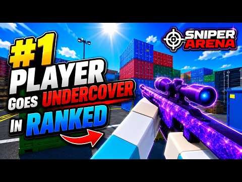 #1 PLAYER Goes UNDERCOVER In Ranked... (Roblox Sniper Arena)