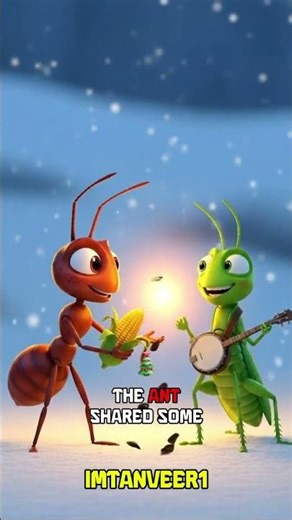 The Lazy Grasshopper Learns a Hard Lesson #shorts