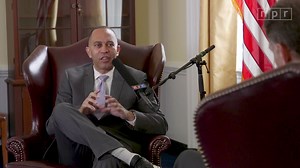 Rep. Hakeem Jeffries, House Democrats' new leader, says the looming debt ceiling crisis will be resolved without cutting spending, as Republicans demand. "We are not going to pay a ransom note to extremists in the other party," he tells Morning Edition's Steve Inskeep. https://www.npr.org/2023/01/27/1151537063/hakeem-jeffries-democrats-house-debt-ceiling | NPR Morning Edition