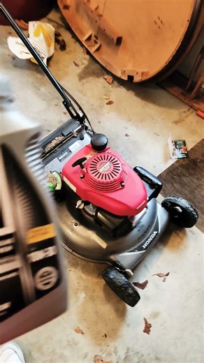 It's spring. Oil change and filter cleaning on my lawn mower.