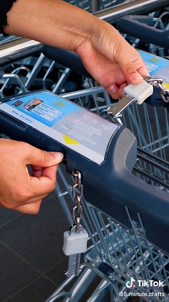 Unlocking Supermarket Carts: A Handy Shopping Hack