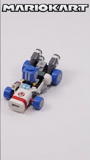 LEGO Mario Kart Toad & B Dasher Stop Motion Build!