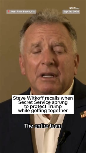 48K views · 177 reactions | A golfing partner of Donald Trump describes the moment he heard gunshots and saw Secret Service agents dive on top of the former president during the apparent assassination attempt at his Florida golf course. | NBC News | Facebook