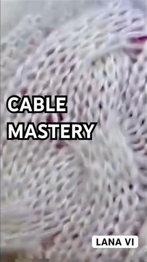 Elegant Cable Knit Technique | Luxury Knitwear #shorts