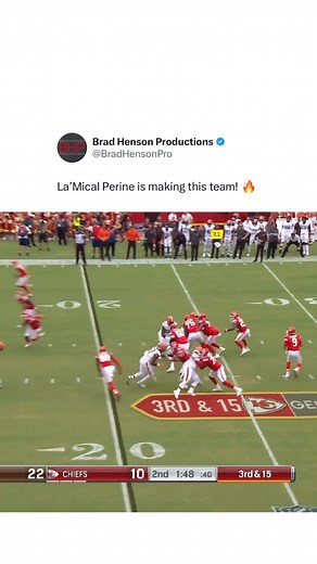 Perine with an “over my dead body” type of run. | Chiefs Hive