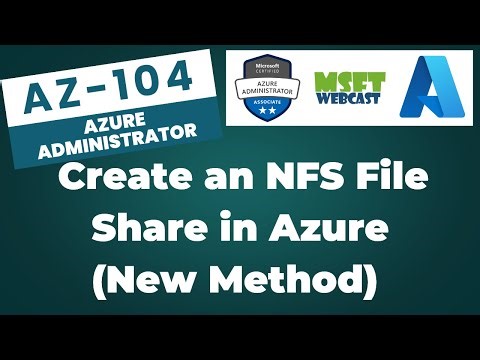 60. How to Create an NFS File Share without a Storage Account in Azure