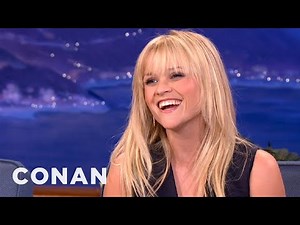 Reese Witherspoon Loves Pinterest & Jennifer Aniston | CONAN on TBS
