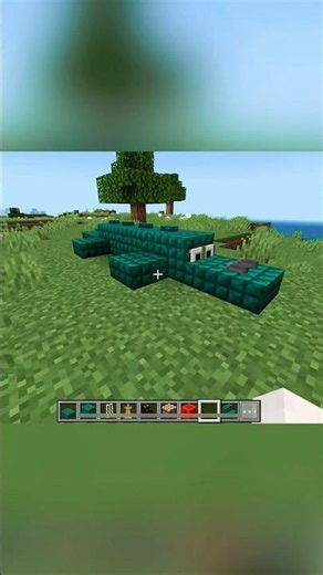 Realistic Crocodile Tutorial 😱 | Minecraft | #shorts