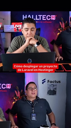Cómo desplegar un proyecto de Laravel en Hostinger 🤩🤯 #halltec #amamoshacersoftware #desplegar #hostinger #laravel | Halltec Oscar y Camilo