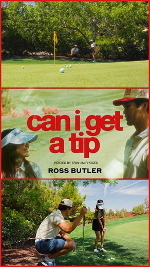 Ross Butler cures Erin Lim Rhodes chipping yips... tomorrow on YouTube 👀 | GOLF.com