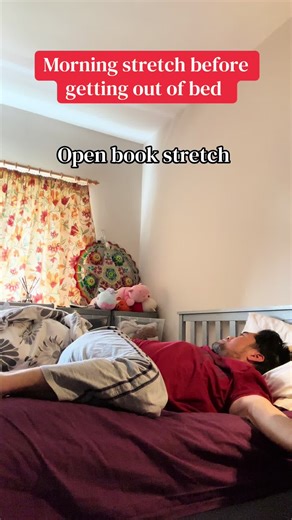 The open book stretch is a highly effective mobility exercise designed to improve thoracic spine (mid-back) rotation and flexibility. By targeting the upper back, shoulders, and chest, it alleviates stiffness caused by, for example, prolonged desk work or hunching. This stretch also promotes better posture and reduces lower back strain by increasing mobility where it is needed most.