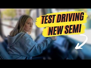 I Was One Of The First Truckers To Test Drive This New Semi! Cali Trip Reveal 😦