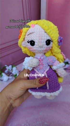 Rapunz﻿el en chenille tutorial paso. a paso