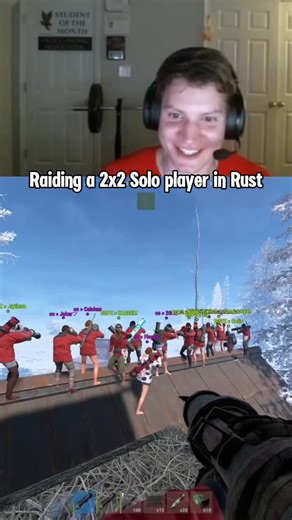 Vincent🧟‍♂️🩶 on Instagram: "Raiding a 2by2 Solo player in Rust #rust #rustsolo #rustclan #smgclan #vitalrust"