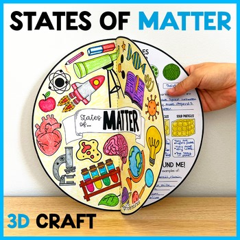 STATES of MATTER Project Activity | Solid, Liquid, Gas 3D Craft | Science Craft