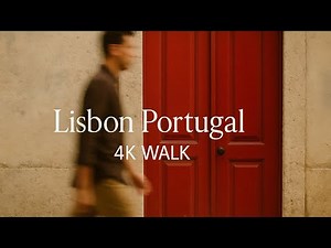 Lisbon Portugal 4K Walk – A Journey Through Light, Stillness, and Sound