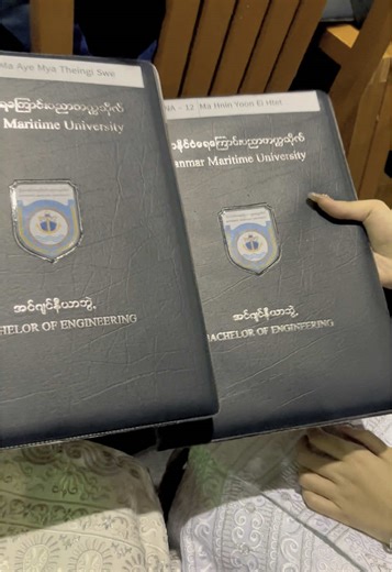 Celebrating Graduation at Myanmar Maritime University