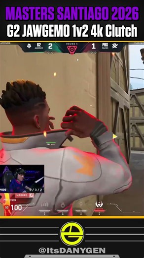 G2 JAWGEMO 1v2 4K Clutch vs PRX at MASTERS SANTIAGO