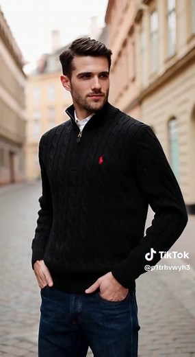 Polo Ralph Lauren's Classic Cable-Knit Quarter-Zip Jumper