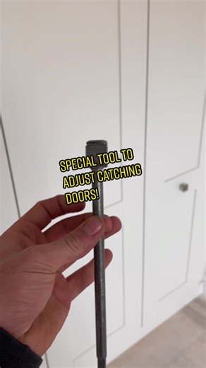 Special Tool to adjust door hinges! Cranking tool! #sitework #joinery ...