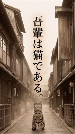 吾輩は猫である。第一話「急ぐ人間」