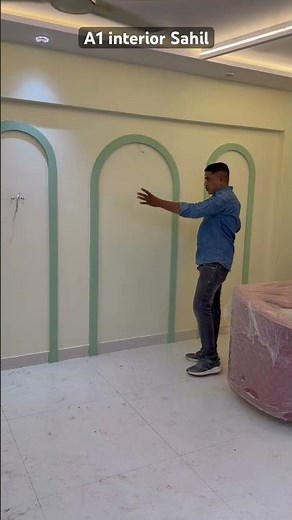 DIY wall decorations || How to make Wall decoration #interiordesign #wallpaper #shorts #viral