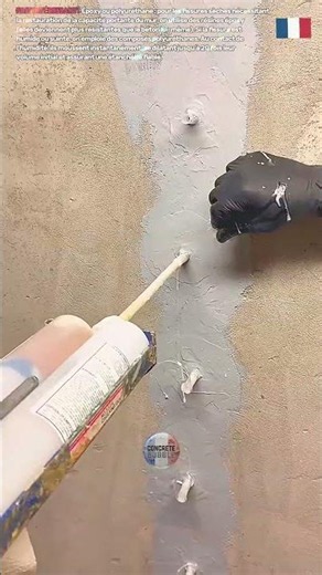 Procédé de colmatage et de réparation d'une fissure dans un mur en béton par injection