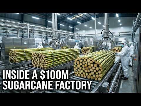 Mass Production: How Millions of Sugar Crystals are Made (Full Process)