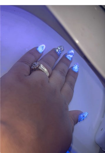 #gelnailsathome #nursenailtech #birthdaynails