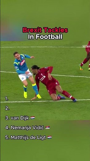 Brexit Tackles In Football