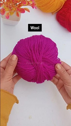 Woolen flower making #shorts #woolencraft #priyazkorner