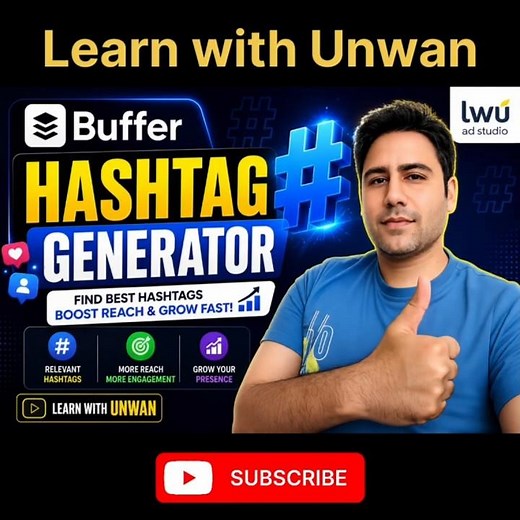 Buffer AI Hashtag Generator Tutorial | Get Viral Hashtags in Seconds 🚀 #shorts