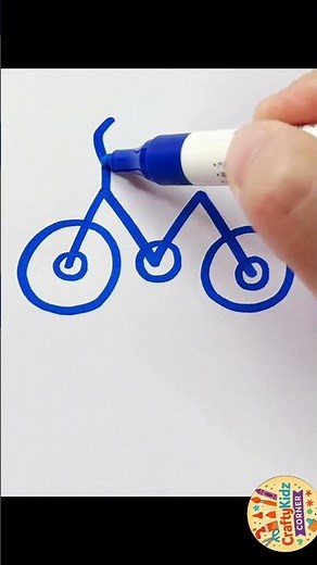 DIY Paper Bicycle Craft | Easy Paper Art for Kids