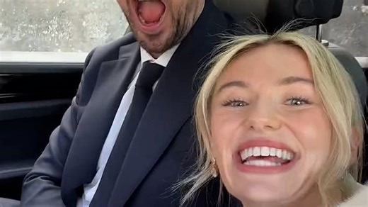 Georgia Toffolo gushes in the car after marrying Brewdog co-founder James Watt