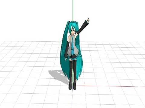 MMD model test #1 (Hatsune Miku)