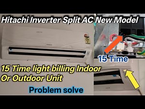 Hitachi AC Error: The Shocking Billing Solution || Hitachi split AC 15 Time billing Solution